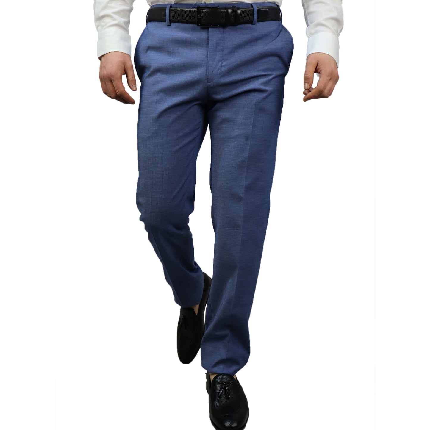 Κοστούμι Ανδρικό Μπλε Τερυλέν (Tery/Rayon/Spandex) Semi-Slim Fit 502624 4-BLUE