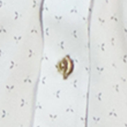 Πουκάμισο Ανδρικό Λευκό Βαμβακερό (Cot/Poly) με Μικρά-σχέδια Regular Fit 8150/1