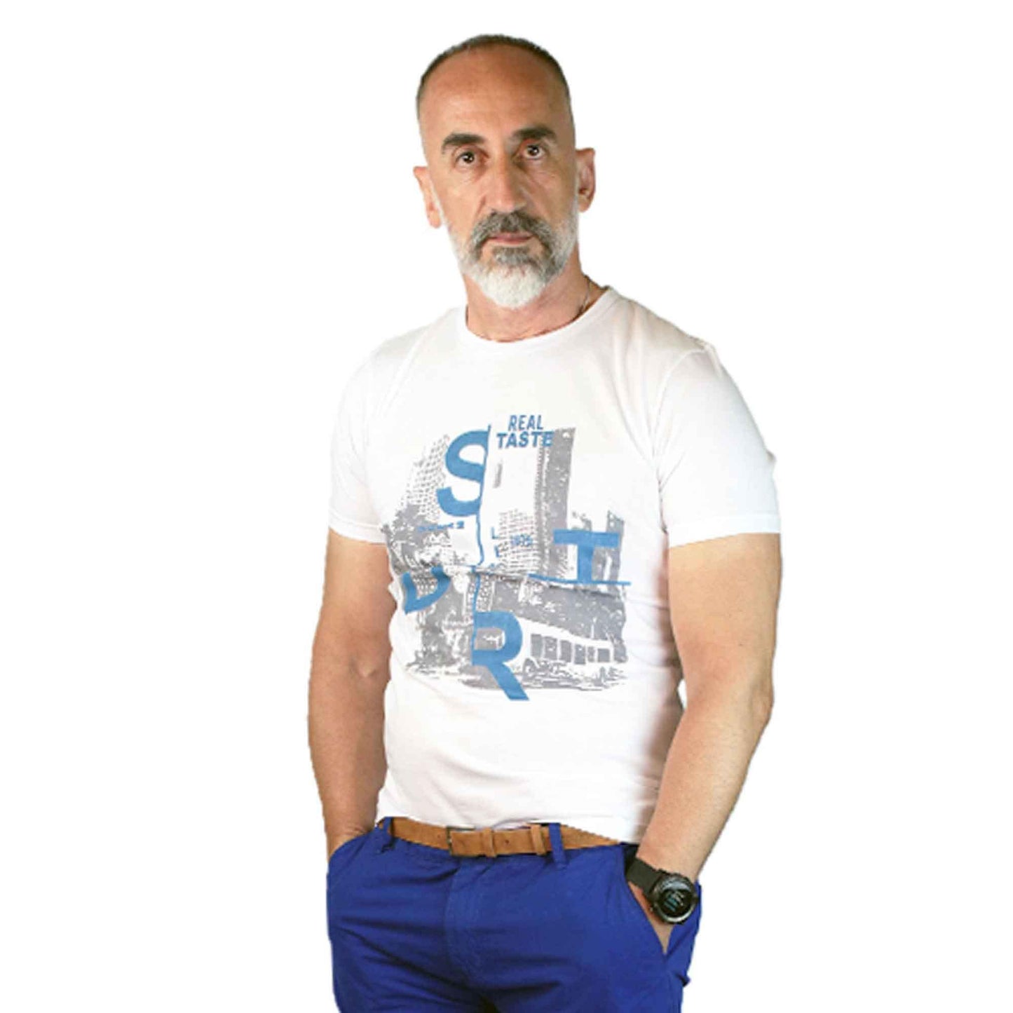 Βαμβακερό T-shirt Λευκό - JACQUES HERMES
