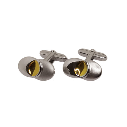Silver / Gold Colored Cufflinks 0600017-90
