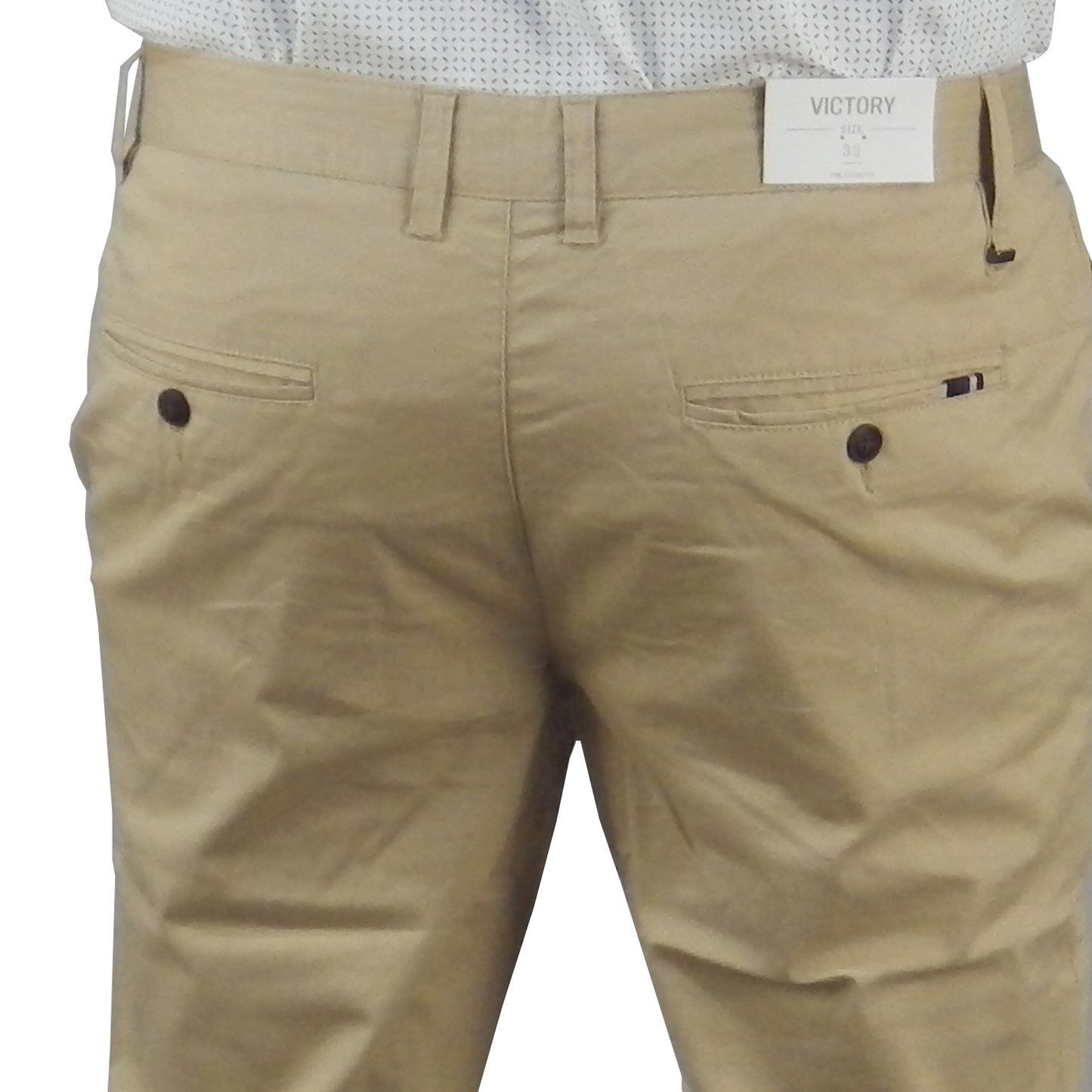 Semi Trousers - Slim Fit Chino Beige MIAMI 006