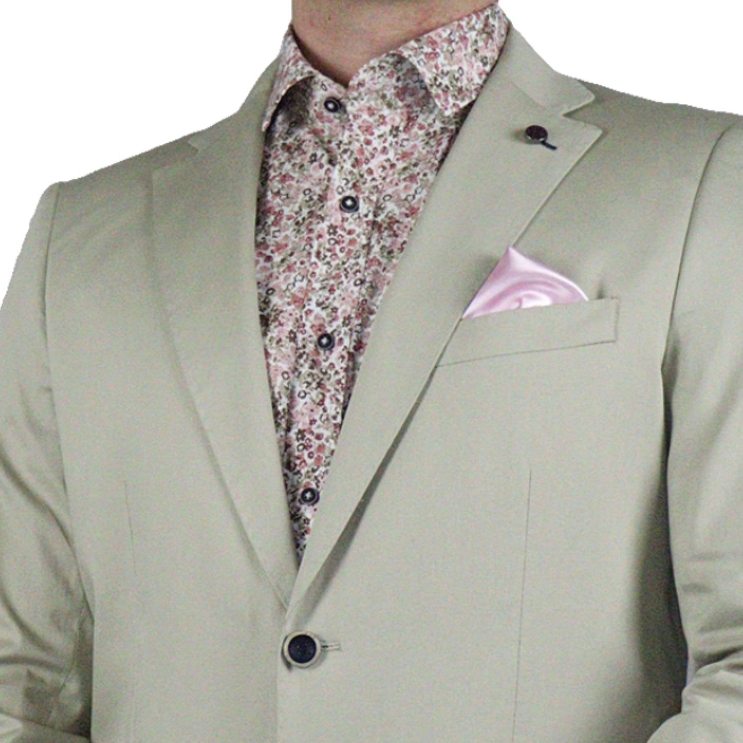 Beige Cotton Suit 902534 BEIGE