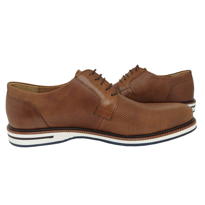 Handmade Lace Ups 811 TABAC Leather Shoes