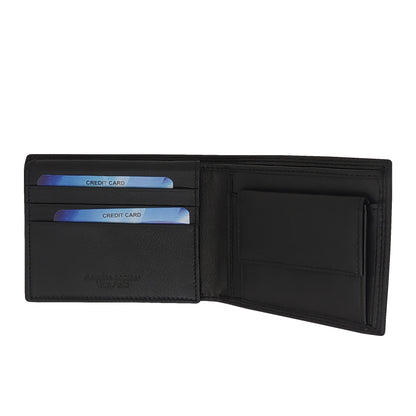 Leather Wallet Black SH-1637 NERO