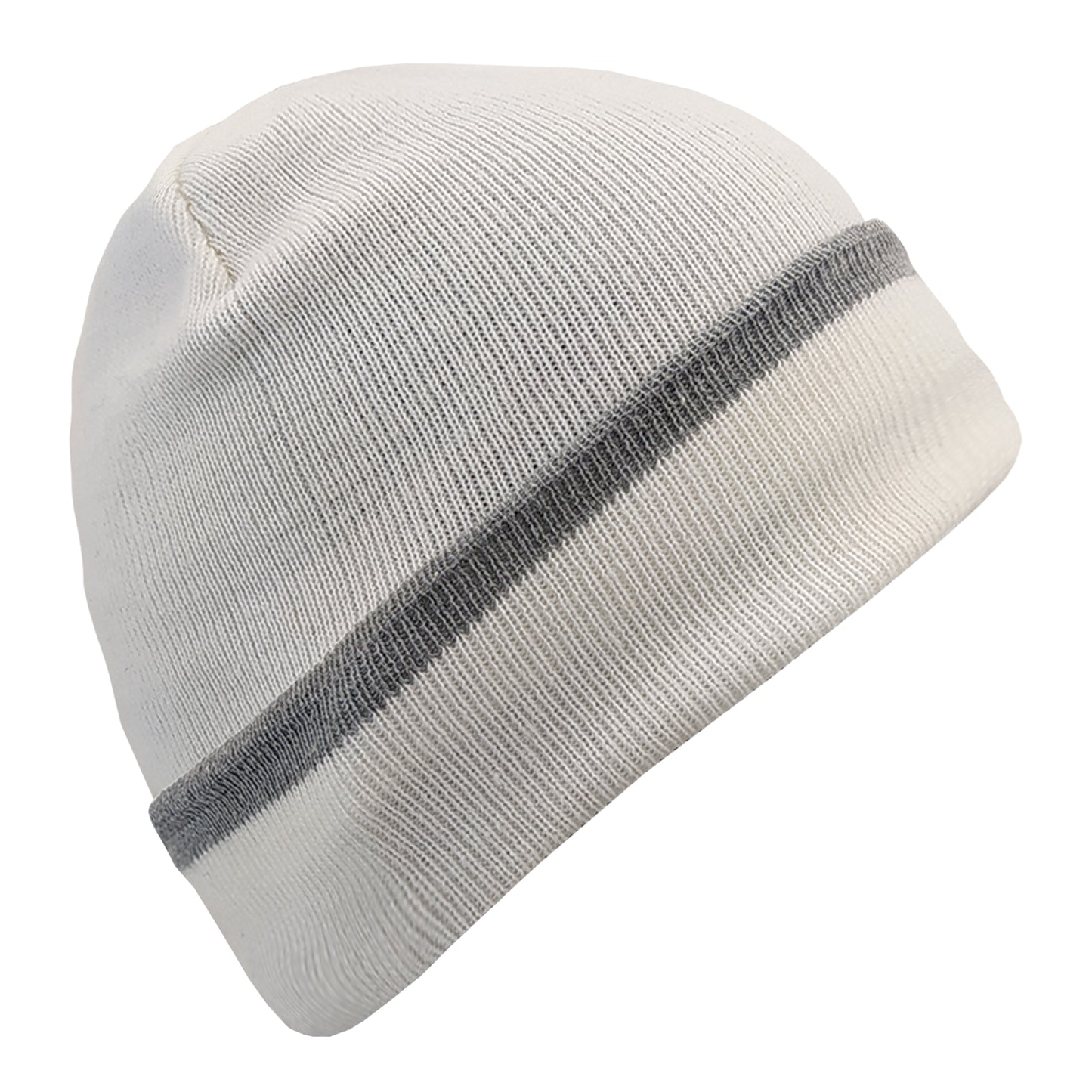 Knitted White Hat 111157