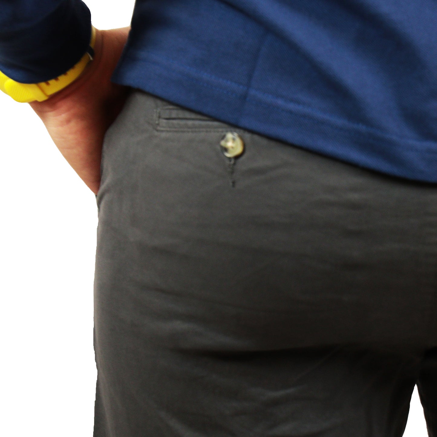 Semi Trousers - Slim Fit Chino Gray 10154201 D. GRAY