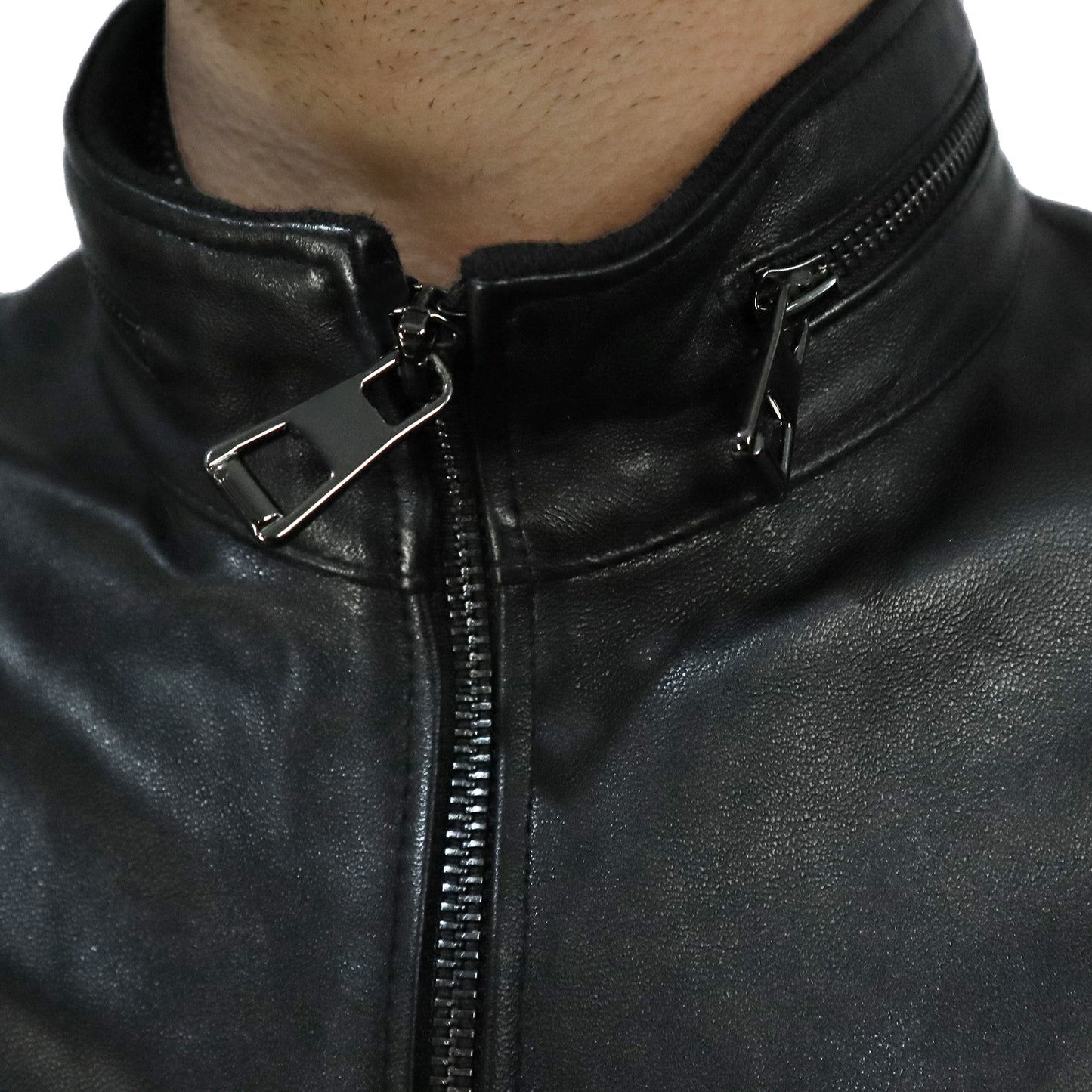 Black Leather Jacket DYLAN 3830 BLACK