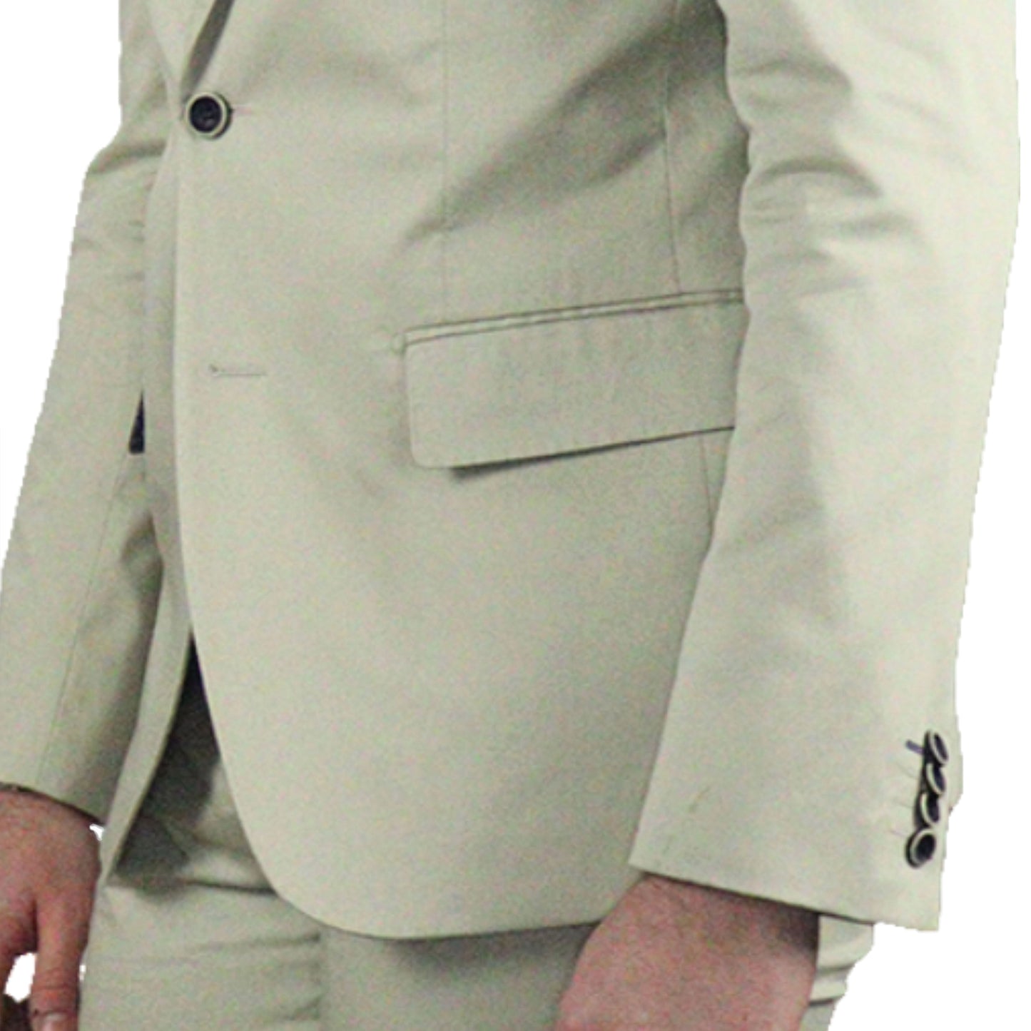 Beige Cotton Suit 902534 BEIGE
