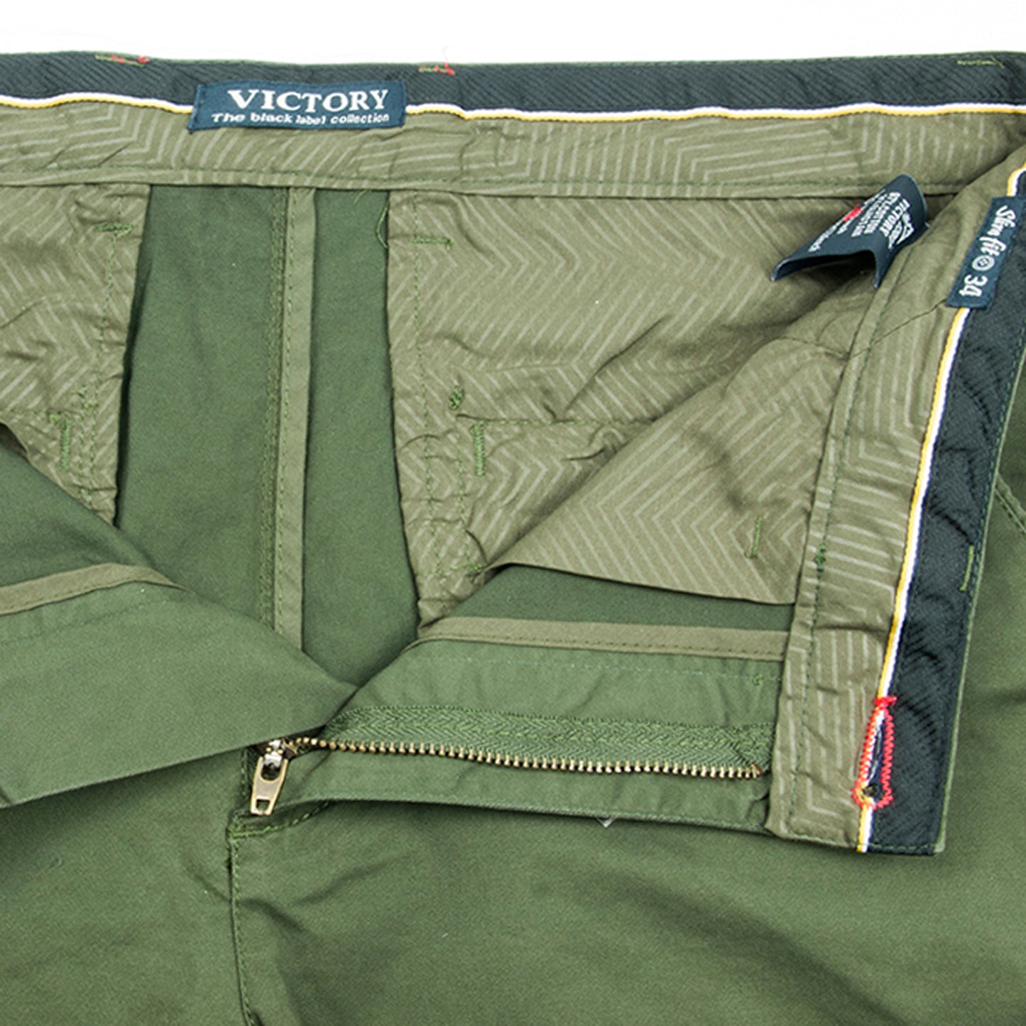 Semi Pants - Slim Fit Chino Green CHARLIE 001 GREEN