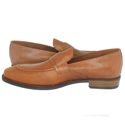 Handmade Loafers Shoes Leather TABAC 727 TABAC