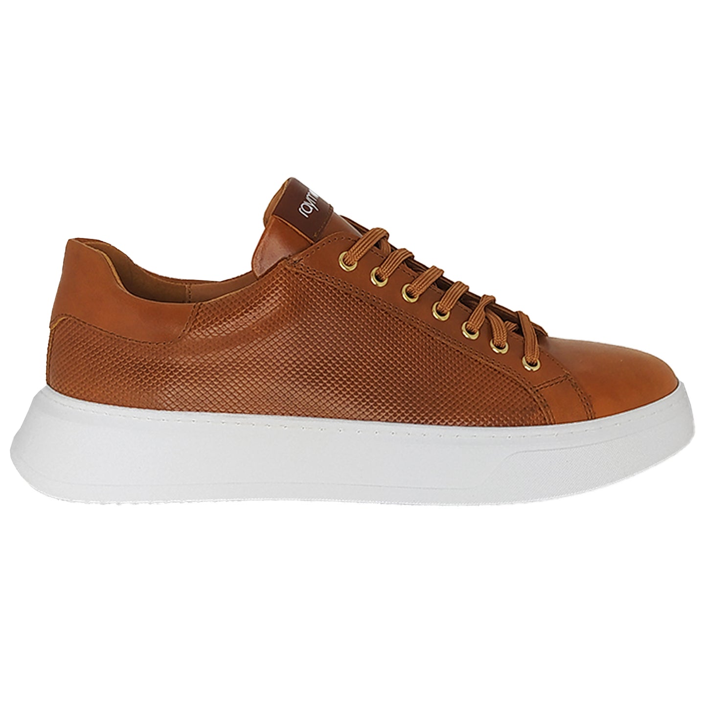 Handmade Leather Sneakers Shoes TABAC 784 TABAC