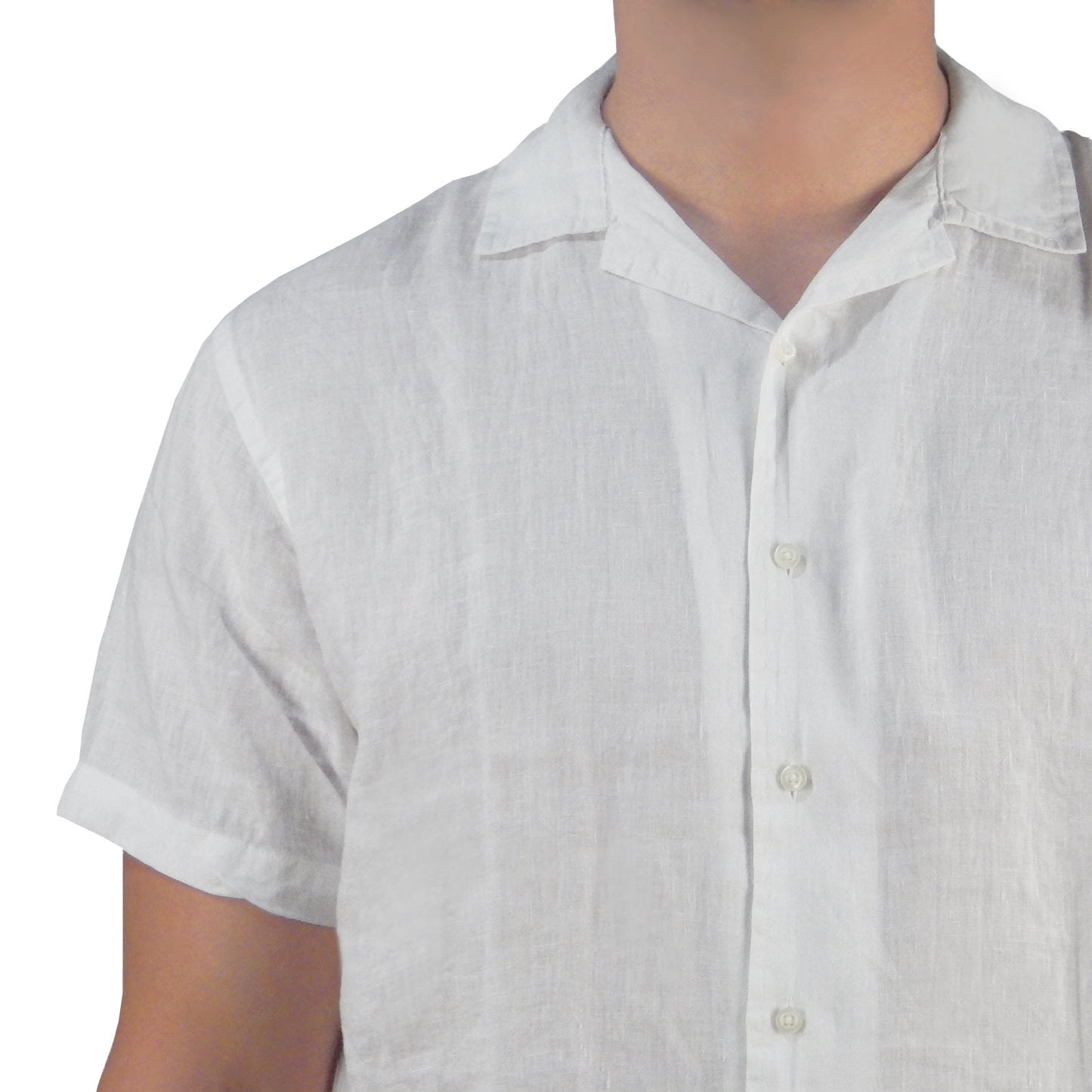 White Linen Shirt 930-1211 107 WHITE