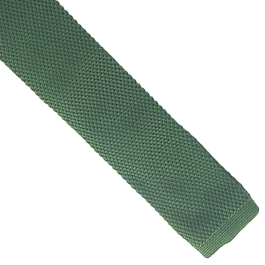 Knitted Tie Green 0501007 GR 01