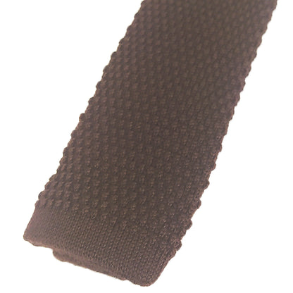 Knitted Tie Brown 0501007 BR 02