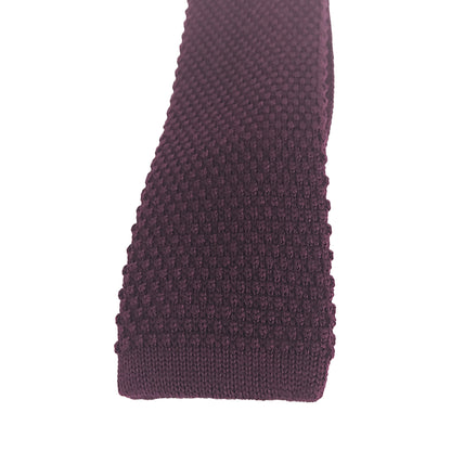Knitted Tie Purple 0501007 PTK 01